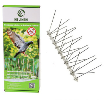 S. S 304 UV Resistant Poly Carbonate Basement Stainless Steel Anti Bird Spikes